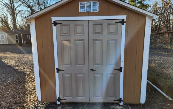 Used 8x8 A-frame W/ new roof and new fiberglass doors $1150.00
