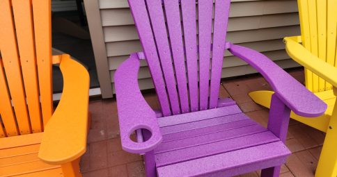 Poly Adirondack Chair - Premium Purple