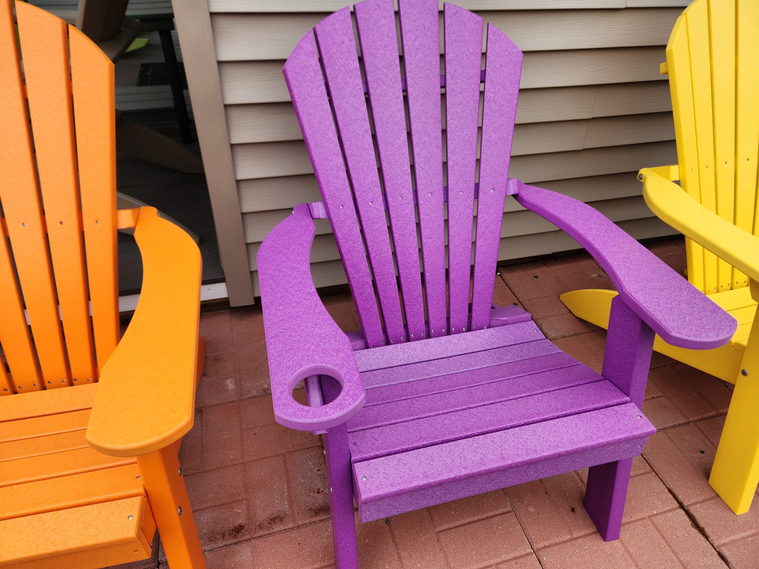 Purple outdoor chairs sale