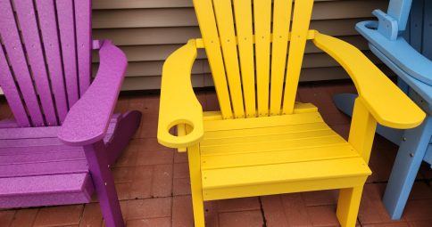 Poly Adirondack Chair - Premium Yellow