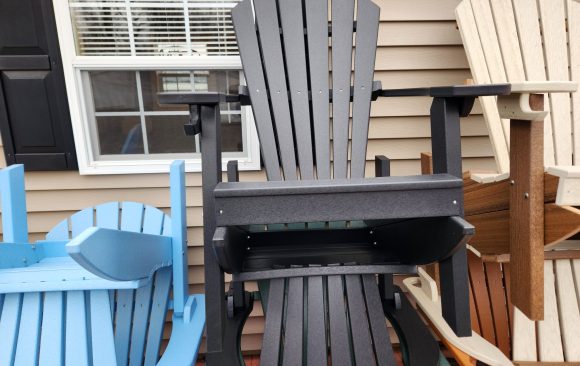 Poly Adirondack Chair - Standard Black
