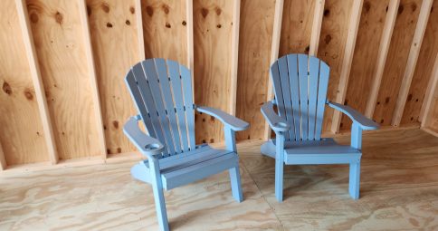 Poly Adirondack Chair - Standard Patriot Blue