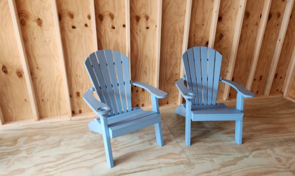 Adirondack chair standard patriot blue 249.00 each