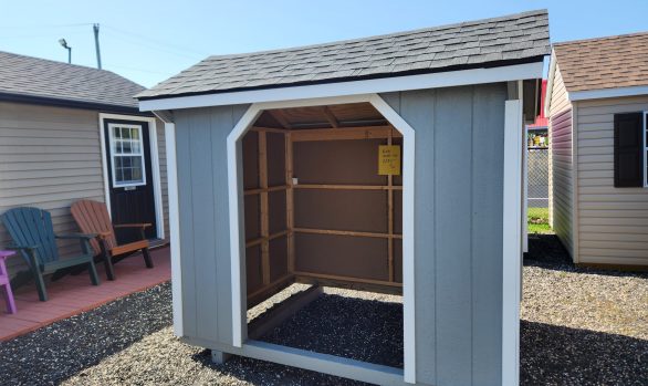 Stock wood shed 6x8 vinyl $2125.00