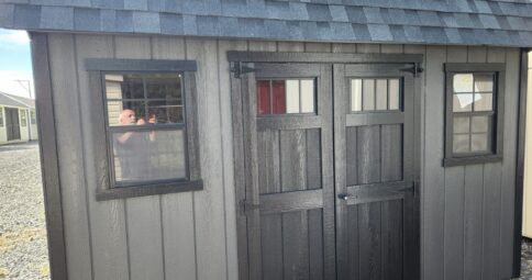 8x12 wood Dutch Barn stock#31-25 $4564.00