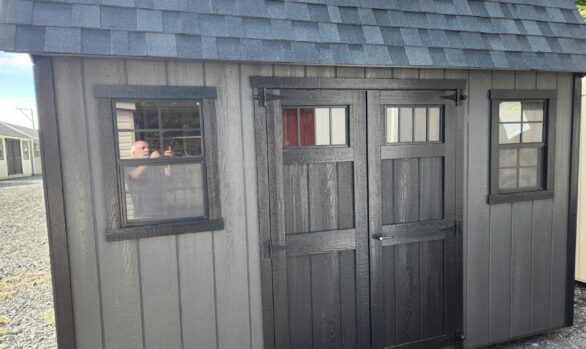 8x12 wood Dutch Barn stock#31-25 $4564.00