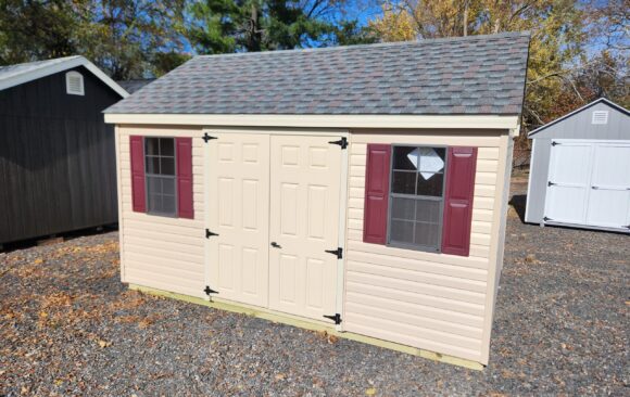 10x14 VINYL CAPE A-FRAME STOCK #37-43 - $5095 +tax