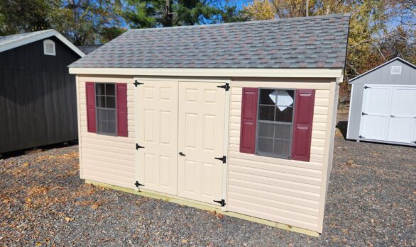 10x14 VINYL CAPE A-FRAME STOCK #37-43 - $5095 +tax