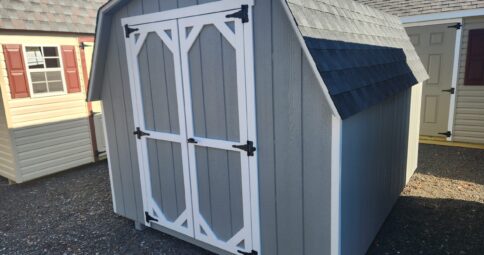 8x10 wood Mini Barn stk#39-25 $2895.00