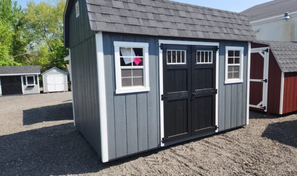 8x12 painted wood Dutch Barn stk#26-26 $4609.00