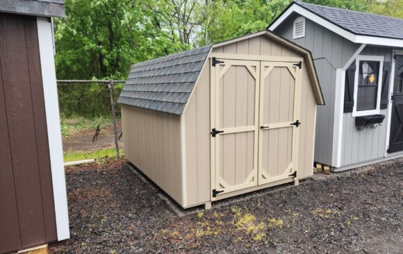 8x10 painted wood mini barn stk#25-26 $3210.00 discount to 2889.00