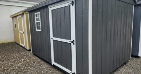 8x12 Wood A-Frame Shed - No Bells - Stock #37-26, $3125