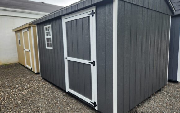 8x12 Wood A-Frame Shed - No Bells - Stock #37-26, $3125