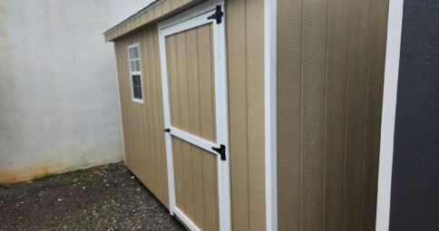 8x12 Wood A-Frame Shed - No Bells - Stock #33-26, $3125