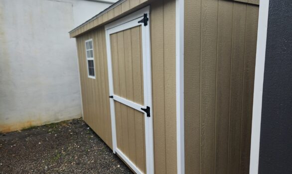 8x12 Wood A-Frame Shed - No Bells - Stock #33-26, $3125