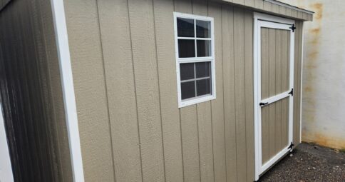8x12 Wood A-Frame Shed - No Bells - Stock #32-26, $3125